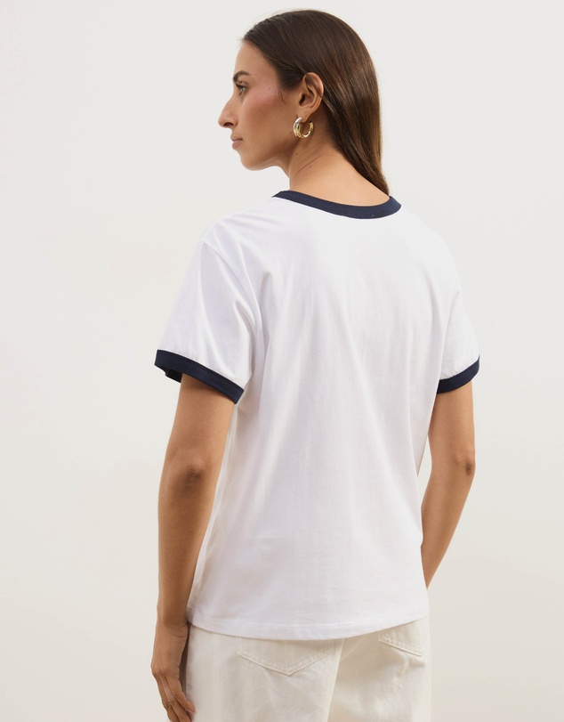 Atmos&Here - Short Sleeve Ringer T-Shirt