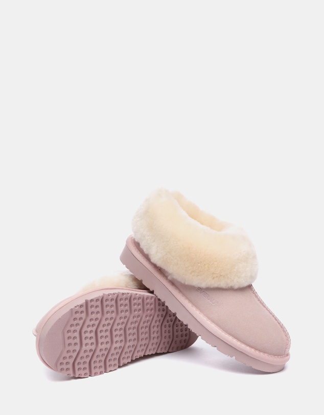 EVERAU - EverAU Ugg Homey Slipper Suede Cow Suede Upper House Shoes