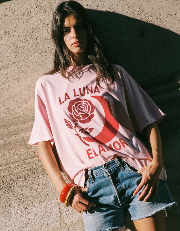 Auguste The Label - Moon Rose Boyfriend Tee