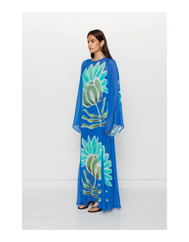 The Wolf Gang - Solsana Long Sleeve Dress - Fern