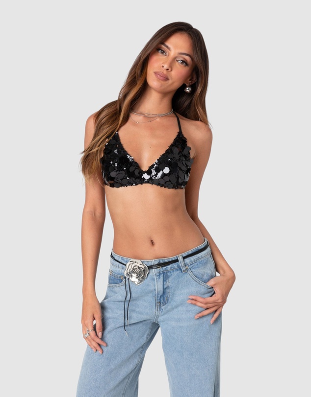 EDIKTED - Sabina Sequin Bralette