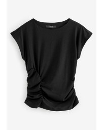 NEXT - Ruched Cap Sleeve Top