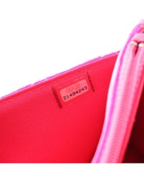 Pre-Loved by Azura Reborn - Pre-Loved CC Quilted Velvet Wallet on Chain
