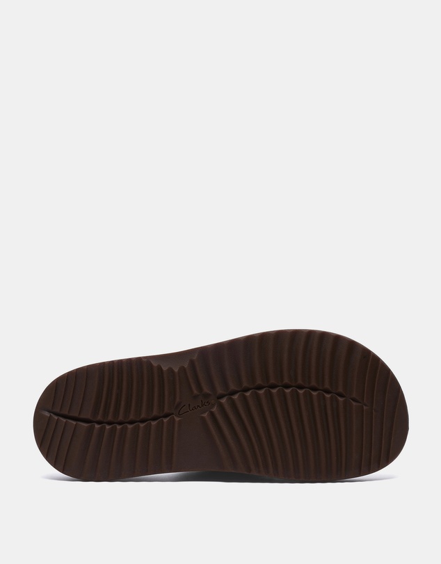 Clarks - M Brinkley Slide Dark Brown
