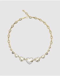 GUESS - Gold-Tone In My Heart Necklace
