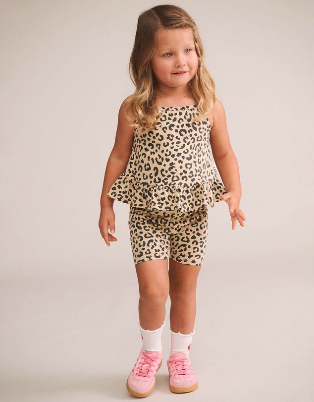 Huxbaby - Leopard Bike Shorts - Babies-Teens