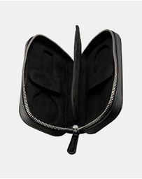 Wolf - Wolf Philipp 2 Piece Watch Zip Case Black