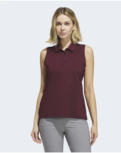 adidas Performance - Solid Ottoman Polo Shirt Womens