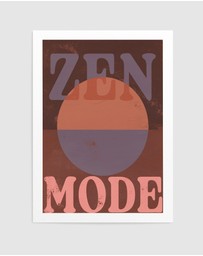 Olive et Oriel - Zenmode Circle by Treechild Art Print