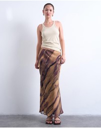 TOPSHOP - Chiffon Midi Skirt