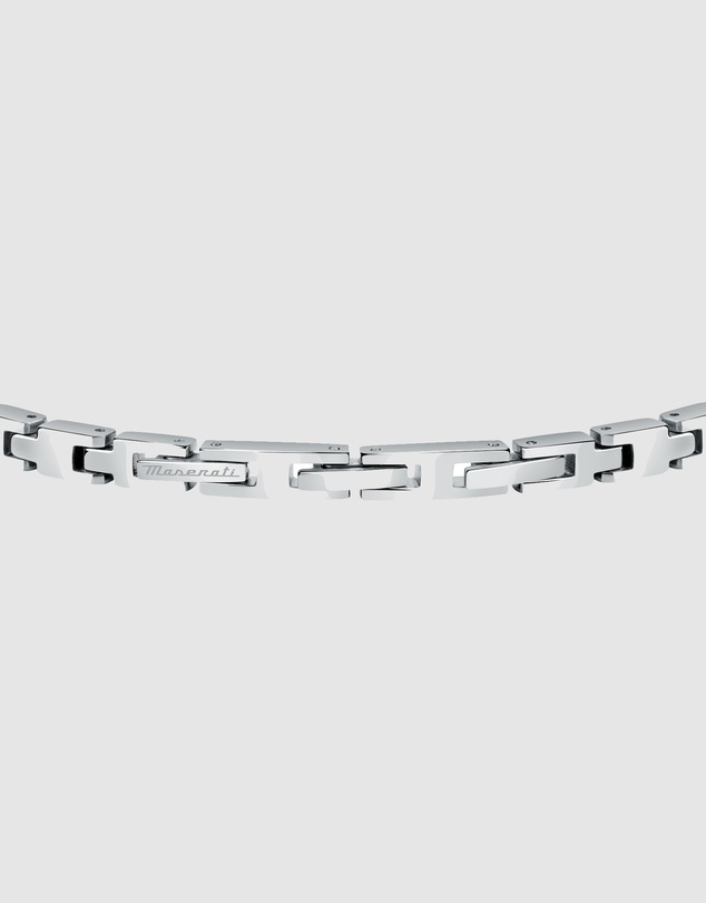 Maserati - Black and White Diamond 22cm Bracelet