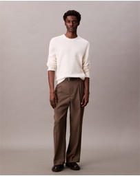 Calvin Klein - Cotton Textured Classic Crewneck Jumper