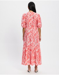 & Other Stories - Tiered Puff-Sleeve Maxi Dress