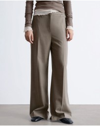 & Other Stories - Wool Press-Crease Trousers