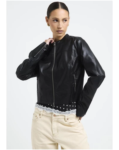 Insight - Lea Double Zip PU Jacket