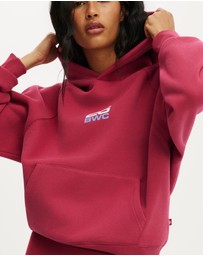 Cotton On Body Active - Plush Premium Graphic Raglan Hoodie