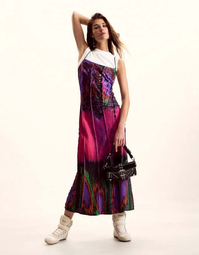 Desigual - Combined dress designed by Mr. Christian Lacroix