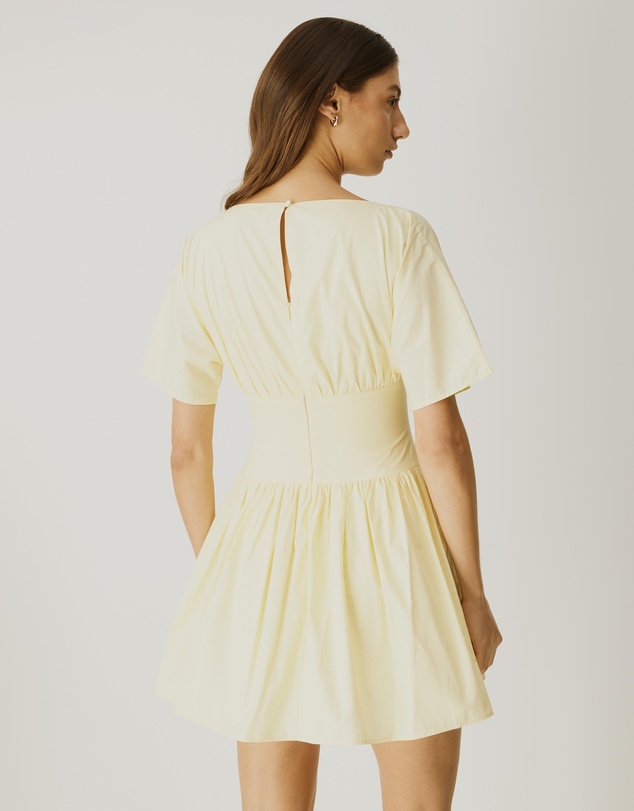 Atmos&Here - Nicky Cotton Poplin Mini Dress