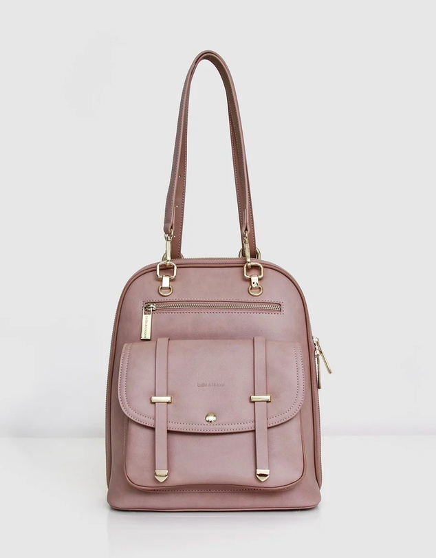 Belle & Bloom - 5th Ave Leather Backpack