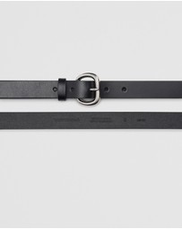 Country Road - Skinny Solid Buckle Belt