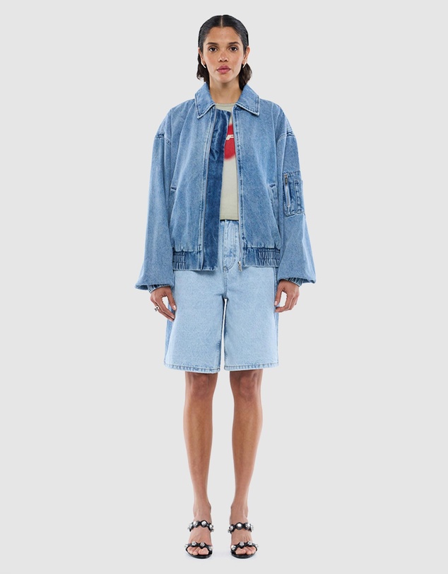 ENA PELLY - Harlow Denim Bomber