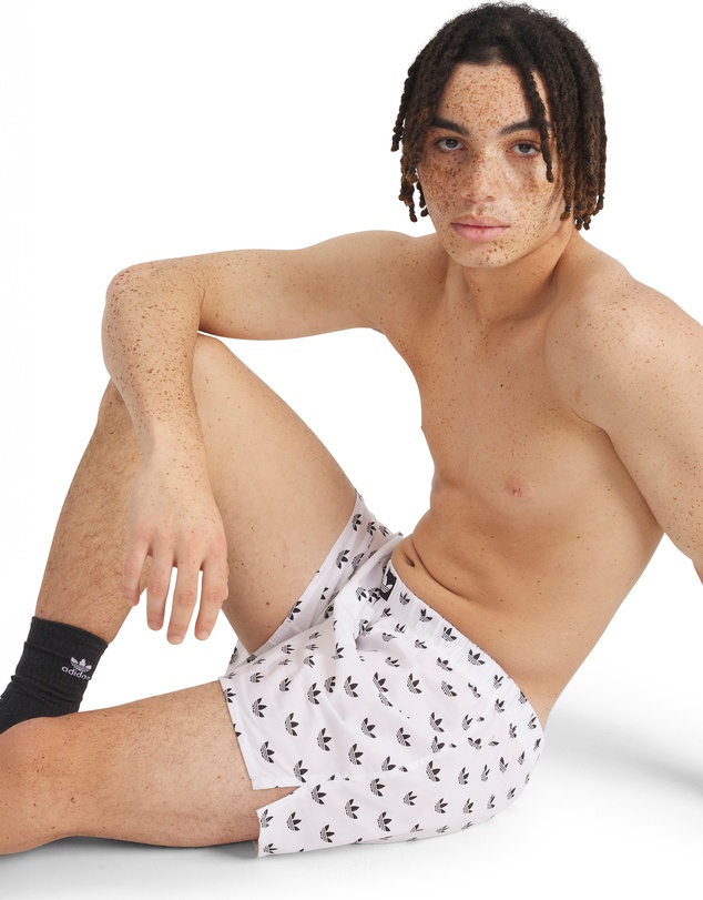 adidas Originals - 2 Pack Comfort Core Cotton Icon Woven Boxer Underwear
