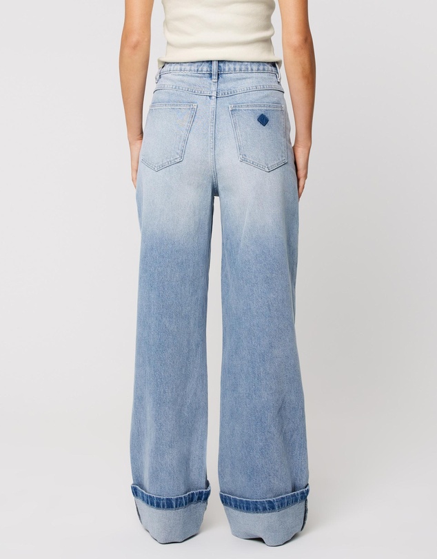 Abrand - 94 Wide Turn-Up Jeans