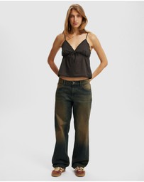 Cotton On - Low Rise Straight Jeans