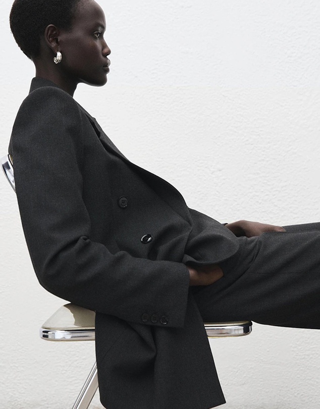 M.N.G - Double-Breasted Suit Jacket