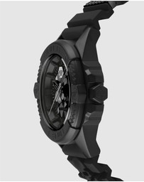 Philipp Plein - The $Kull - 44mm Black Dial and Silicone Strap