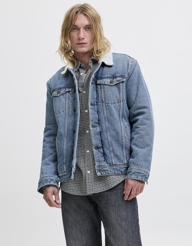 Jack & Jones - Jean Jacket With Sherpa
