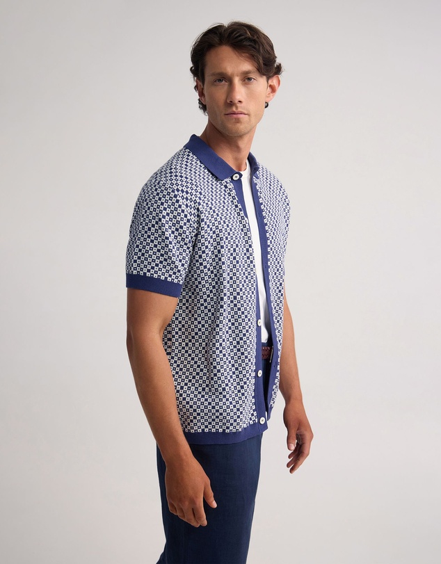 Oxford - Jacob Jacquard Polo