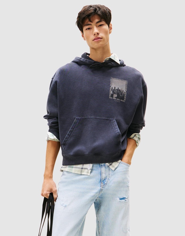 Tommy Jeans - 90s Washed Photo City Hoodie
