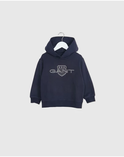 Gant - Kids Contrast Shield Hoodie