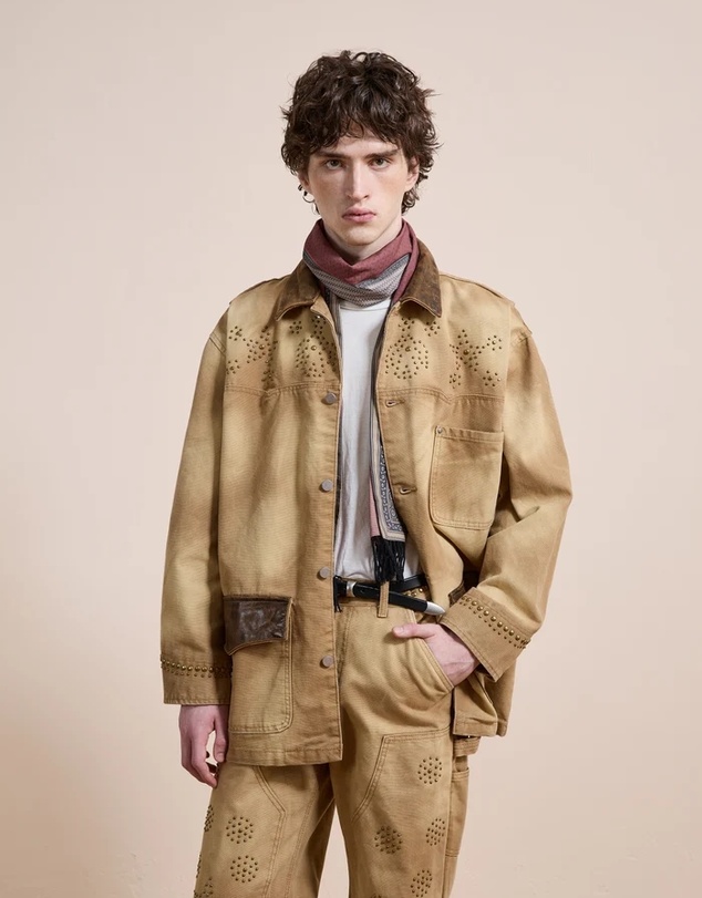 Found - Canvas Studded Work Jacket