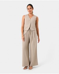 Forcast - Abel Elastic Waist Relaxed Pants