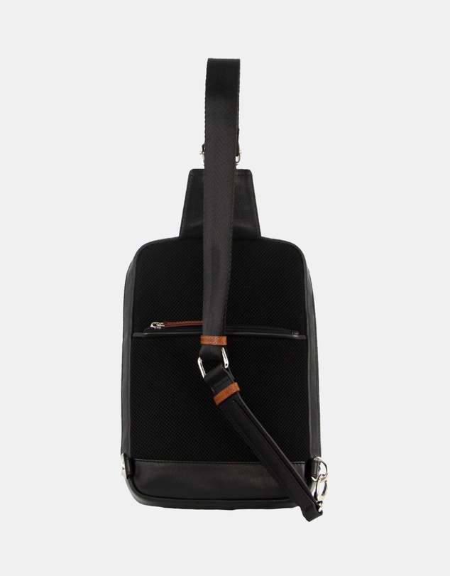 Pierre Cardin - Pierre Cardin Leather 3-Way Sling Bag