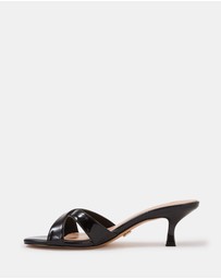 Wittner - Gracie Patent Leather Kitten Heel Mules
