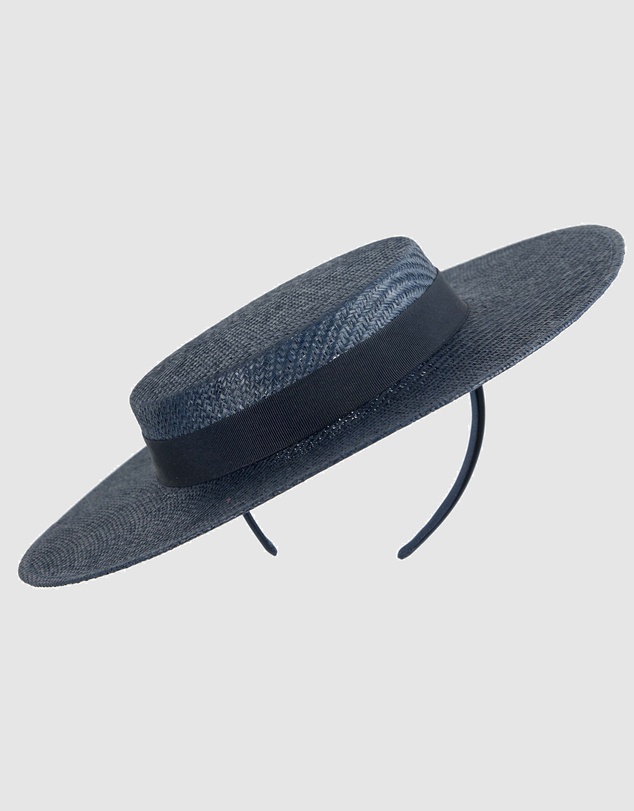 Max Alexander - Navy Boater Hat