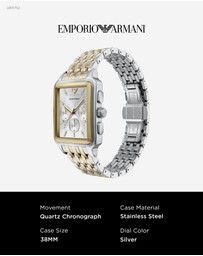 Emporio Armani - Two Tone Chronograph Watch