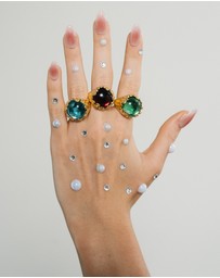 Sunday Stephens - Emerald Dumbo Ring