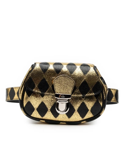 Pre-Loved by Azura Reborn - Pre-Loved Metallic Calfskin Belt Bag