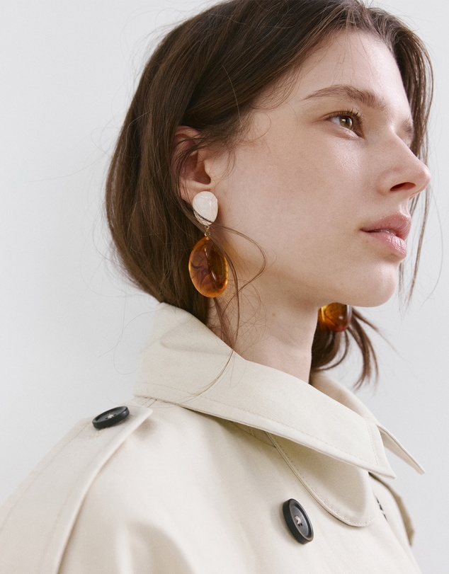 M.N.G - Mixed Pendant Earrings