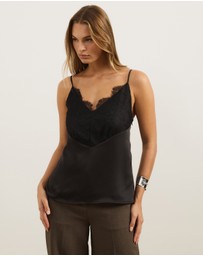 Atmos&Here - Mirelda Satin Lace Camisole