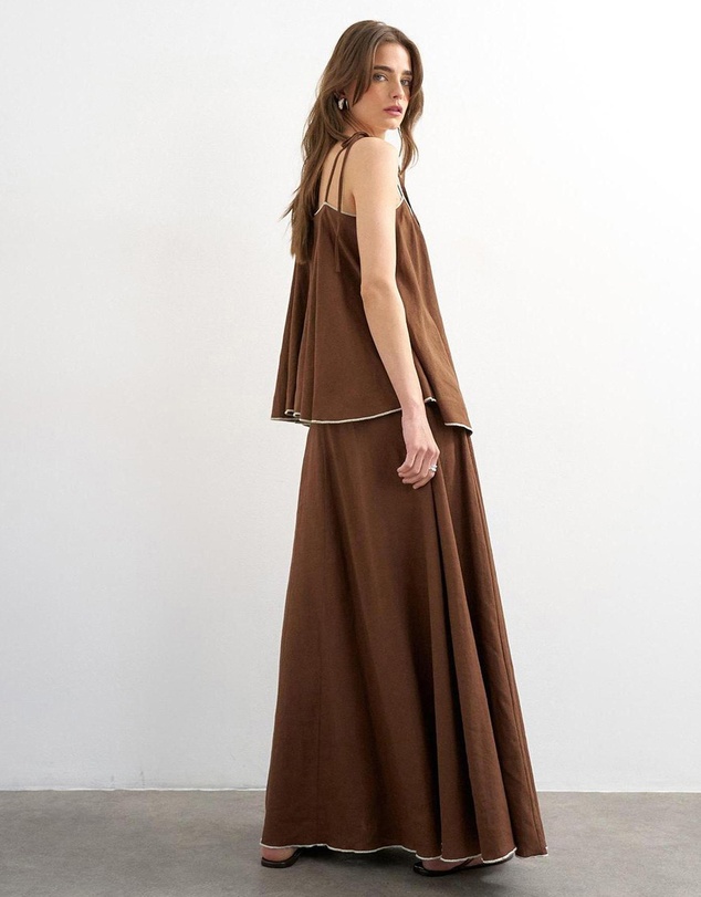 TOPSHOP - Caro Maxi Skirt Wvn