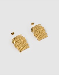 Arms Of Eve - Iris Gold Earrings