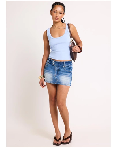 Insight - Marcos Mini Denim Skirt