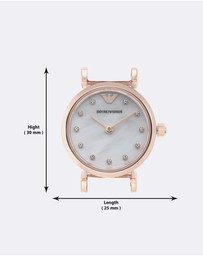 Emporio Armani - Rose Gold-Tone Analogue Watch
