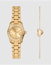 Michael Kors - Lexington Gold Tone Analogue Watch
