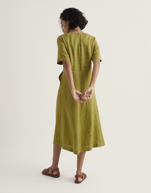 Seasalt - Grass Wave Linen Midi Dress